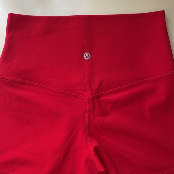 Lululemon Oxford Red Align Shorts - Picture 5 of 8